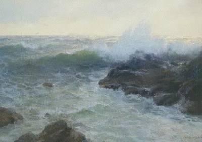 Lionel Walden Crashing Surf Germany oil painting art
